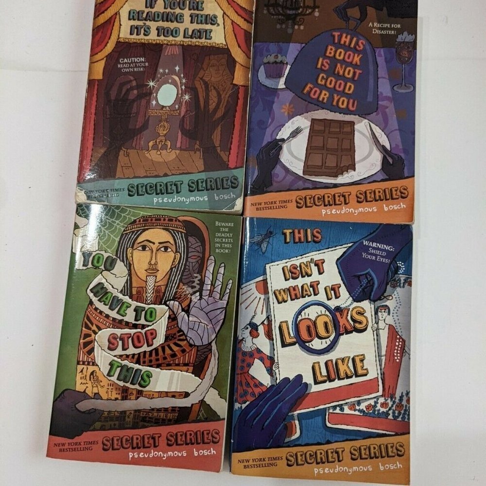 The Secret Series by Pseudonymous‎ Bosch set of 4 b